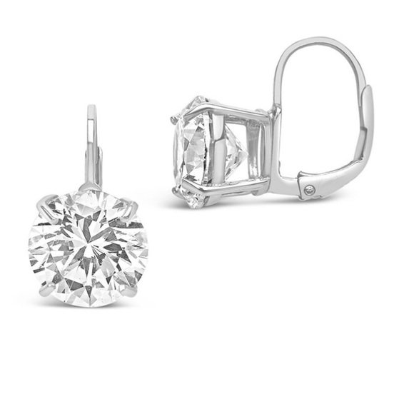 Sterling Forever- silver lever back earrings - Picture 4 of 4